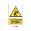 Placa de Aviso de Peligro Tipo 2 (Placa - Clase B)//Warning & Danger Signboard Type 2 (Plastic Sheet - Class B)