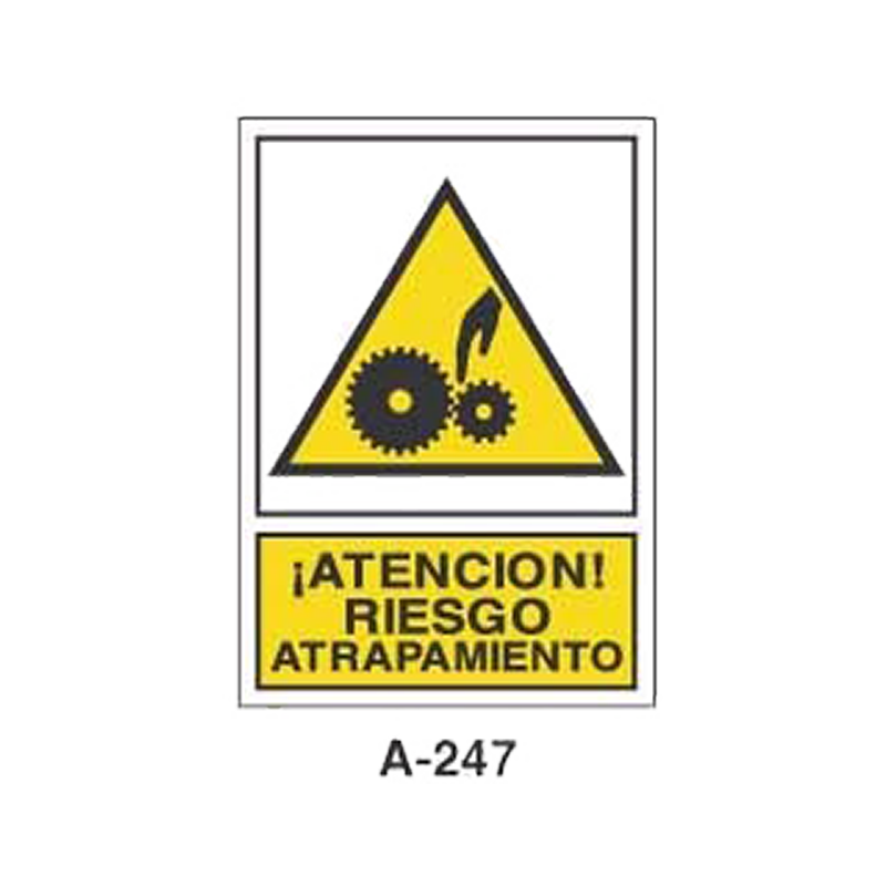 Placa de Aviso de Peligro Tipo 2 (Placa - Clase B)//Warning & Danger Signboard Type 2 (Plastic Sheet - Class B)