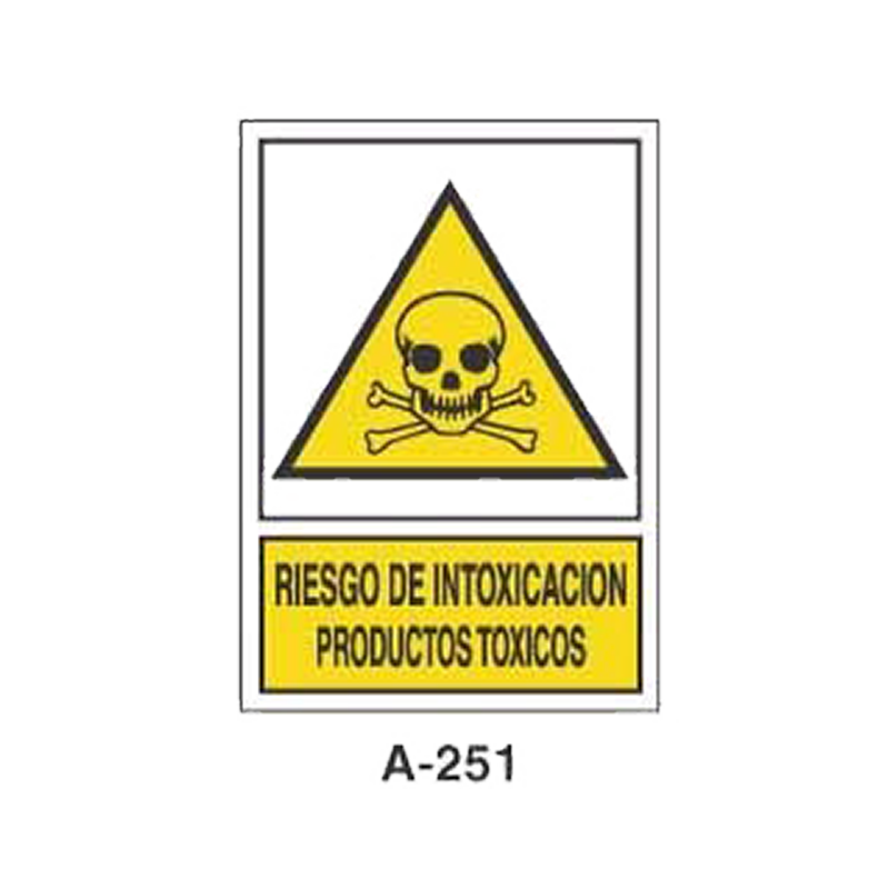 Placa de Aviso de Peligro Tipo 2 (Placa - Clase B)//Warning & Danger Signboard Type 2 (Plastic Sheet - Class B)