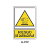 Placa de Aviso de Peligro Tipo 2 (Lámina - Clase A)//Warning & Danger Signboard Type 2 (Plastic Sheet - Class A)