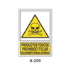 Placa de Aviso de Peligro Tipo 2 (Placa - Clase B)//Warning & Danger Signboard Type 2 (Plastic Sheet - Class B)