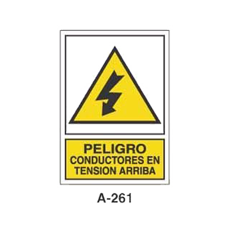 Placa de Aviso de Peligro Tipo 2 (Lámina - Clase A)//Warning & Danger Signboard Type 2 (Plastic Sheet - Class A)