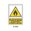 Placa de Aviso de Peligro Tipo 2 (Lámina - Clase A)//Warning & Danger Signboard Type 2 (Plastic Sheet - Class A)