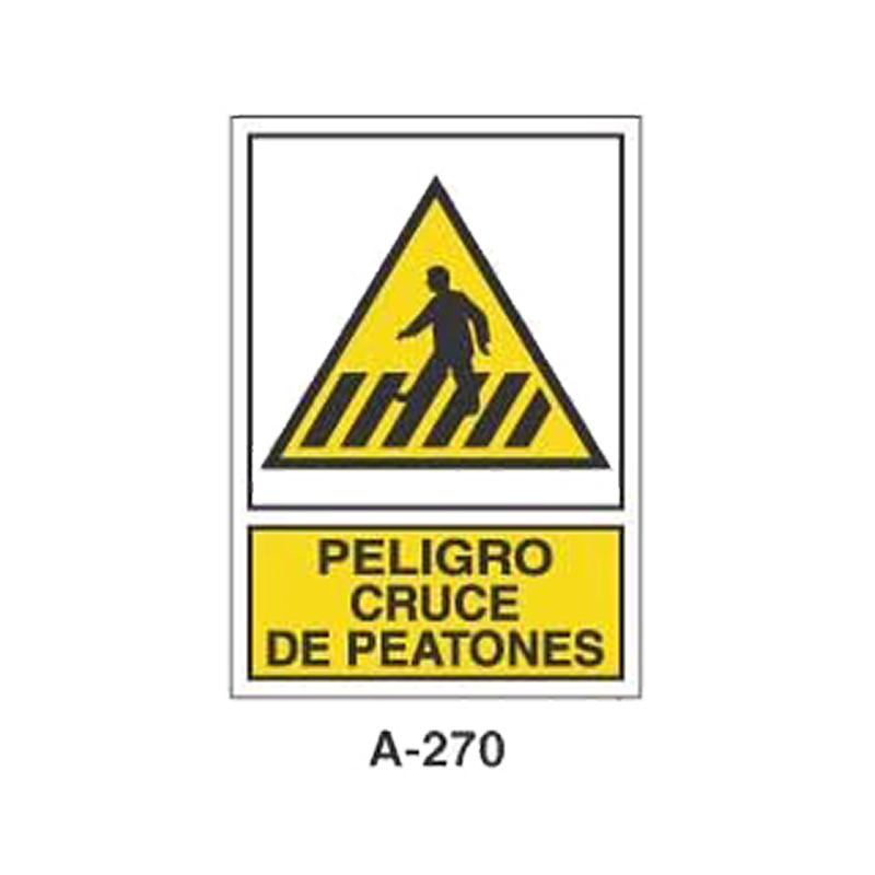 Placa de Aviso de Peligro Tipo 2 (Placa - Clase B)//Warning & Danger Signboard Type 2 (Plastic Sheet - Class B)