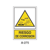 Placa de Aviso de Peligro Tipo 3 (Lámina - Clase A)//Warning & Danger Signboard Type 3 (Plastic Sheet - Class A)