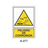 Placa de Aviso de Peligro Tipo 3 (Lámina - Clase A)//Warning & Danger Signboard Type 3 (Plastic Sheet - Class A)