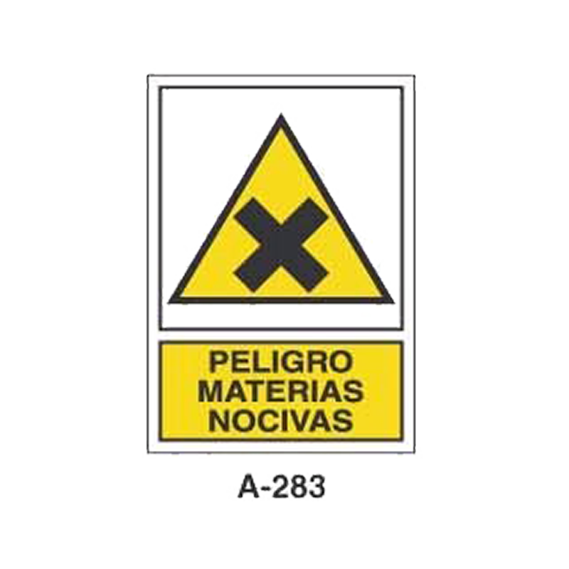 Placa de Aviso de Peligro Tipo 3 (Placa - Clase B)//Warning & Danger Signboard Type 3 (Plastic Sheet - Class B)