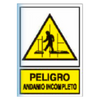 Placa de Aviso de Peligro Tipo 3 (Lámina - Clase A)//Warning & Danger Signboard Type 3 (Plastic Sheet - Class A)