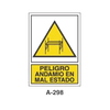 Placa de Aviso de Peligro Tipo 3 (Lámina - Clase A)//Warning & Danger Signboard Type 3 (Plastic Sheet - Class A)