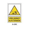 Placa de Aviso de Peligro Tipo 3 (Lámina - Clase A)//Warning & Danger Signboard Type 3 (Plastic Sheet - Class A)