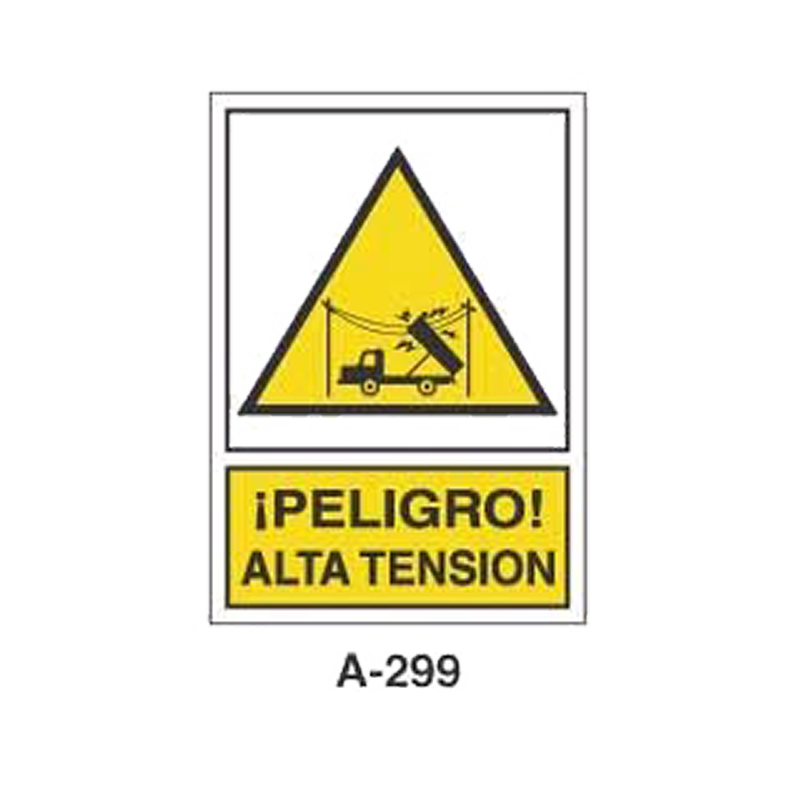 Placa de Aviso de Peligro Tipo 3 (Placa - Clase B)//Warning & Danger Signboard Type 3 (Plastic Sheet - Class B)