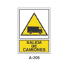 Placa de Aviso de Peligro Tipo 3 (Lámina - Clase A)//Warning & Danger Signboard Type 3 (Plastic Sheet - Class A)