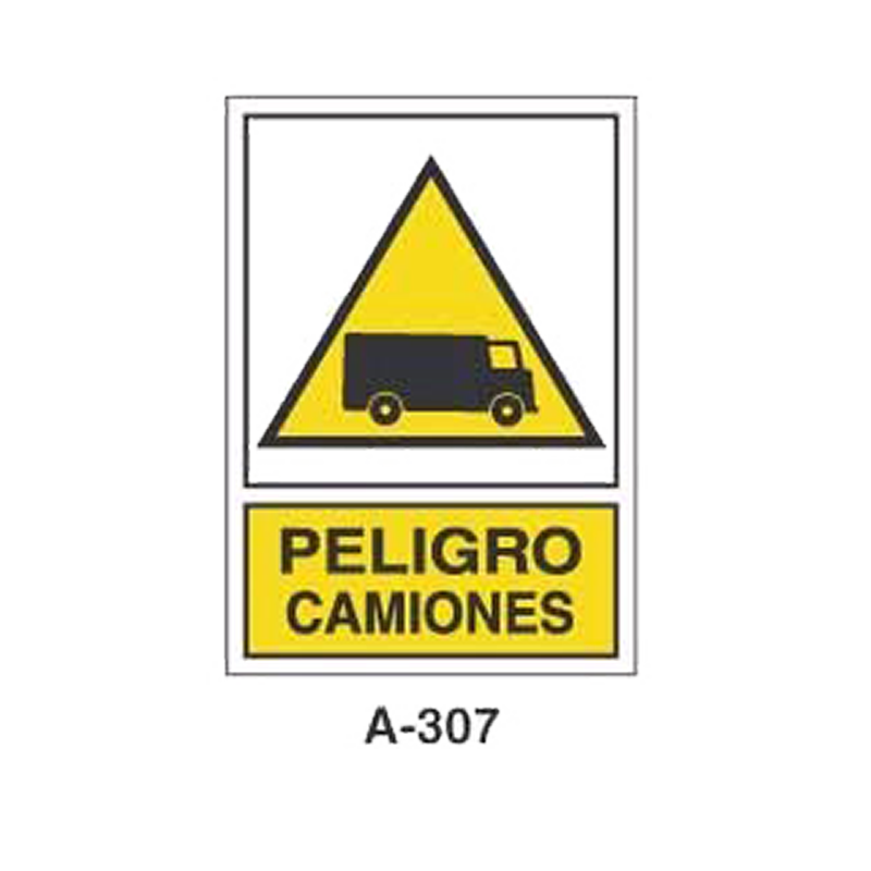 Placa de Aviso de Peligro Tipo 3 (Placa - Clase B)//Warning & Danger Signboard Type 3 (Plastic Sheet - Class B)