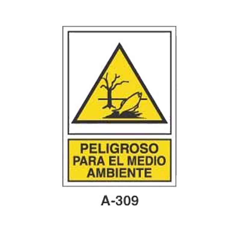 Placa de Aviso de Peligro Tipo 3 (Placa - Clase B)//Warning & Danger Signboard Type 3 (Plastic Sheet - Class B)