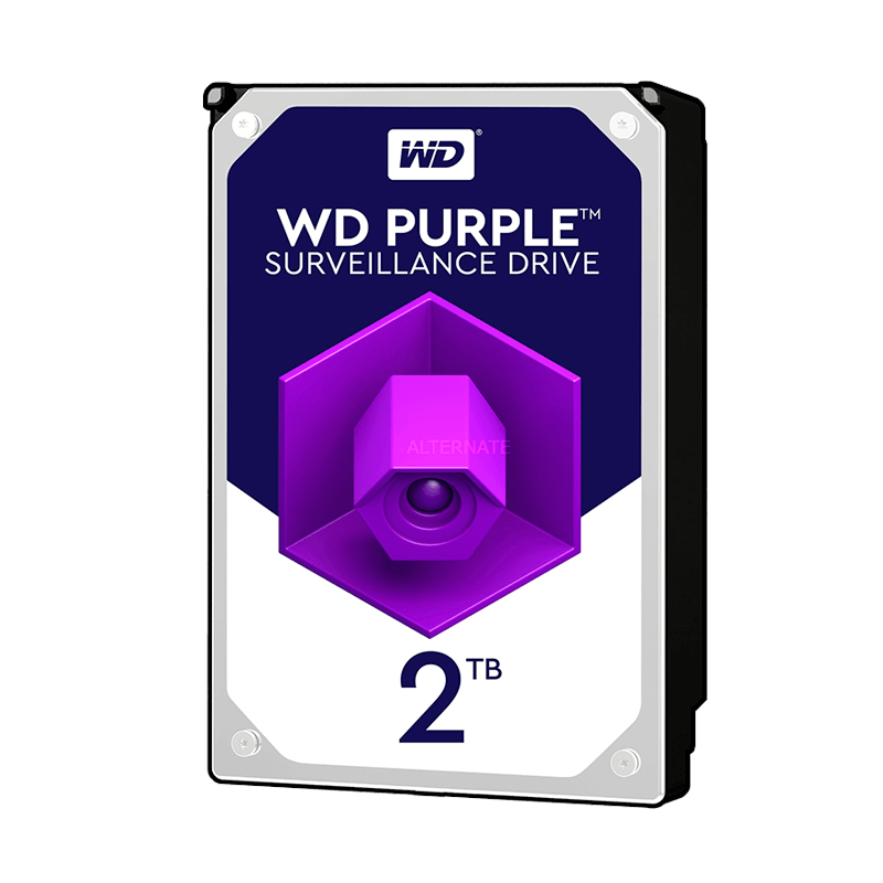 HDD Western Digital™ 2 Tbytes PURPLE (WD22PURZ)//HDD Western Digital™ 2 Tbytes PURPLE (WD22PURZ)