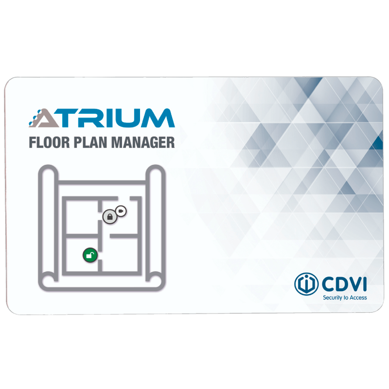 Licencia CDVI® ATRIUM™ para Sinópticos//CDVI® ATRIUM™ Floor Plan Manager License