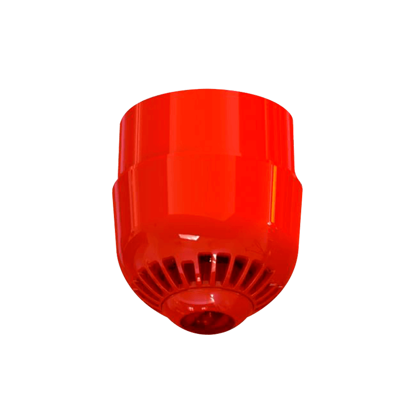 Sirena Multi-Tiono UTC™ Aritech™ Roja con Flash (Techo) de Base Alta para Tubo Visto - Exterior//UTC™ Aritech™ 2000 Series Ceiling Mount Sounder/VAD, Multi-Tone, Deep Base, RED Flash