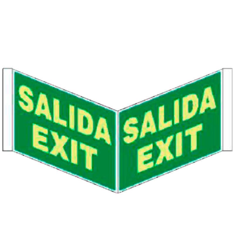 Placa con Solapa Tipo 7 (Lámina - Clase A)//Fire Signboard with Flap Type 7 (Plastic Sheet - Class A)