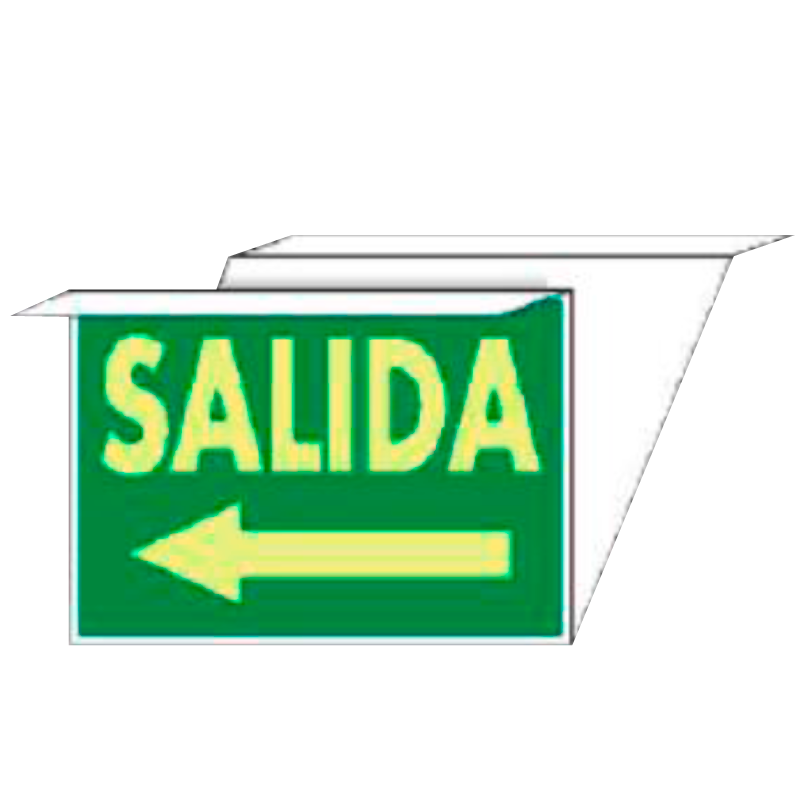 Placa con Solapa Tipo 13 (Lámina - Clase A)//Fire Signboard with Flap Type 13 (Plastic Sheet - Class A)