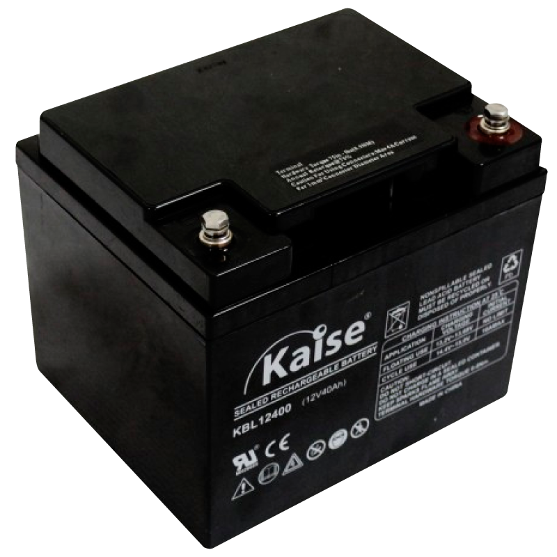 Batería KAISE™ KBL12400 de 12VDC 40Ah//KAISE™ KBL12400 12VDC 40Ah Battery