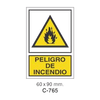 Cartel Adhesivo de Seguridad para Indicaciones de Obra y de Peligro//Adhesive Safety Signboard for Work and Danger Instructions