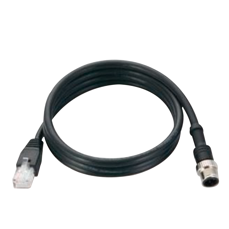 Cable Ethernet Macho M12 PLANET™ con Codificación D de 4 Pines a RJ45 - 1,2 m//PLANET™ 4-pin D-coded M12 Male to RJ45 Ethernet Cable (1.2 meters)