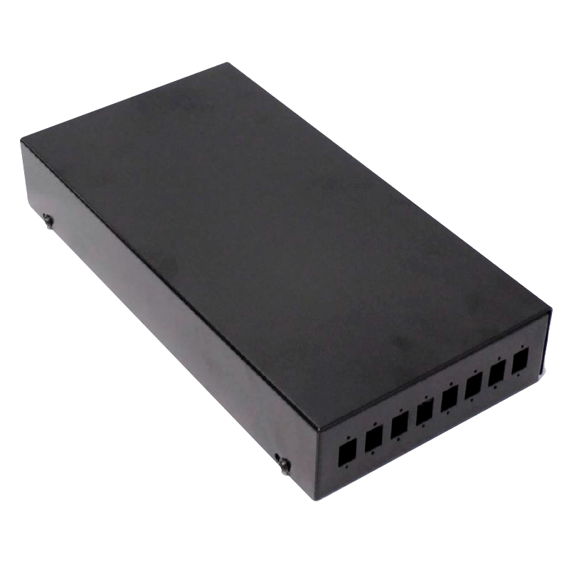 Caja Metálica Terminal 8SC-D (Con Cassette y Adaptadores)//Metal Case Terminal 8SC-D (With Cassette and Adapters)