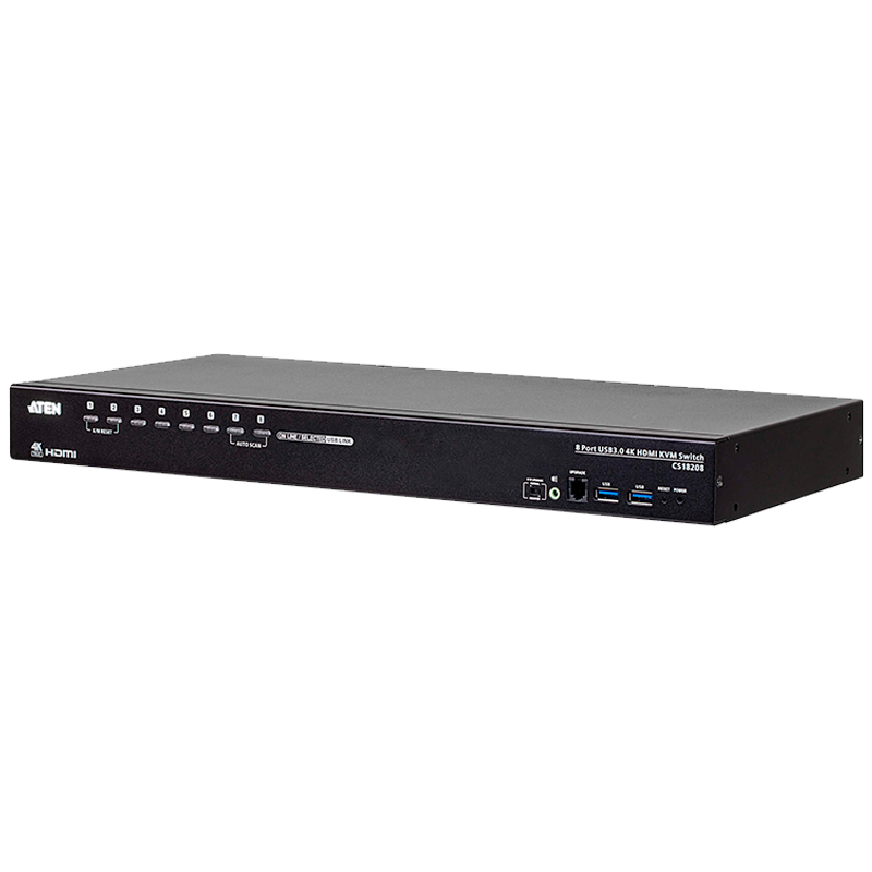 Switch KVM ATEN™ HDMI 4K USB 3.0 de 8 Puertos//ATEN™ 8-Port USB 3.0 4K HDMI KVM Switch
