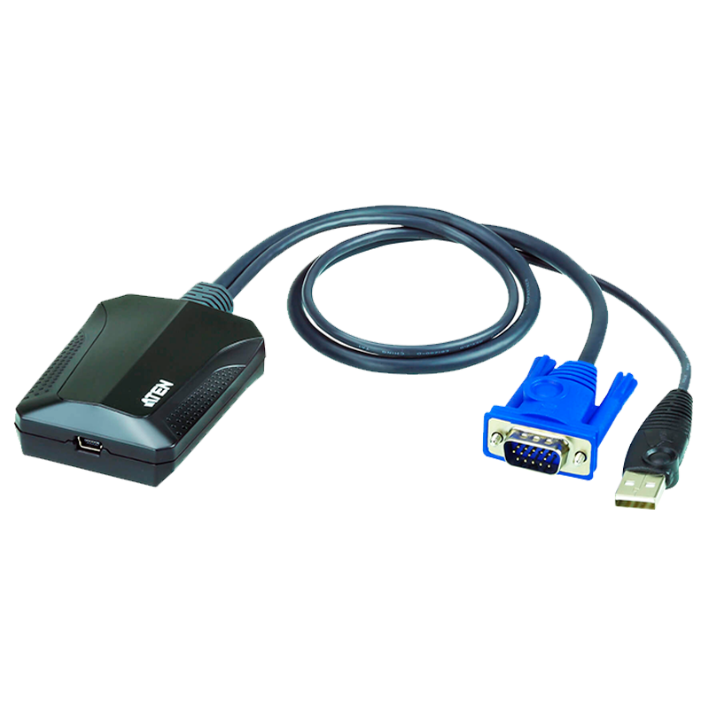 Adaptador de Consola KVM ATEN™ USB para Ordenador Portátil//ATEN™ Laptop USB KVM Console Crash Cart Adapter