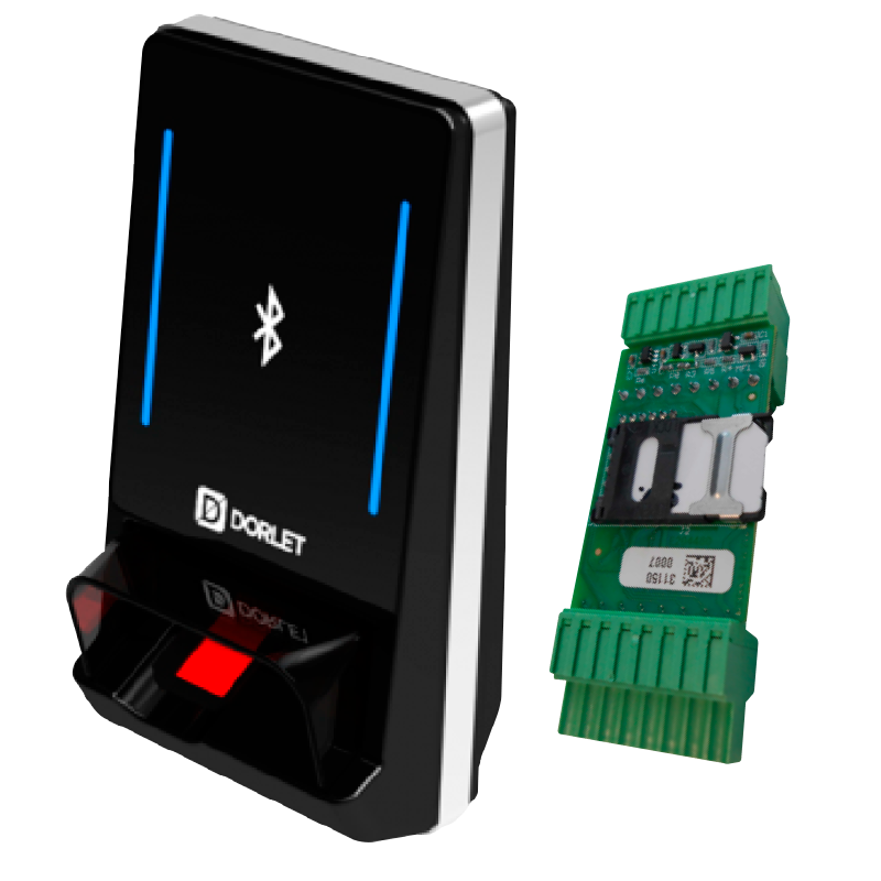 Lector Biométrico DORLET® EVOpass® 40B D-Transparente//DORLET® EVOpass® 40B D-Transparent Biometric Reader