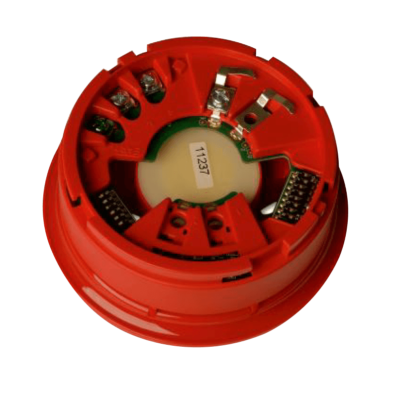 Base Analógica con Sirena Integrada UTC™ Aritech™ (Roja)//UTC™ Aritech™ Analogic Base with Integrated Sounder (Red)