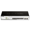 Switch D-Link® Gigabit PoE+ de 8 Puertos 10/100/1000Mbps Ethernet (+2 x 1000BaseT/SFP)//D-Link® 8-Port 10/100/1000Mbps Gigabit PoE+ Switch (2 x 1000BaseT/SFP)
