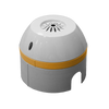 Detector CO DURPARK™ RS485 0-300ppm (aro ámbar) sin base//DURPARK™ RS485 CO Detector 0-300ppm (Amber Ring) without Base