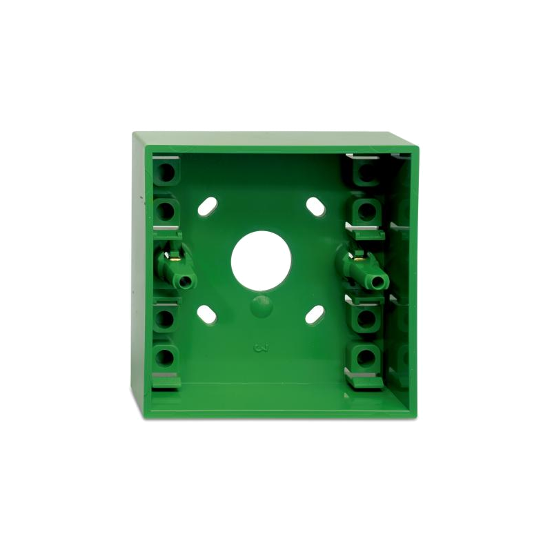 Caja de Montaje en Superficie KILSEN® sin Conectores (Verde)//KILSEN® Surface Mounting Box without Connectors (Green)