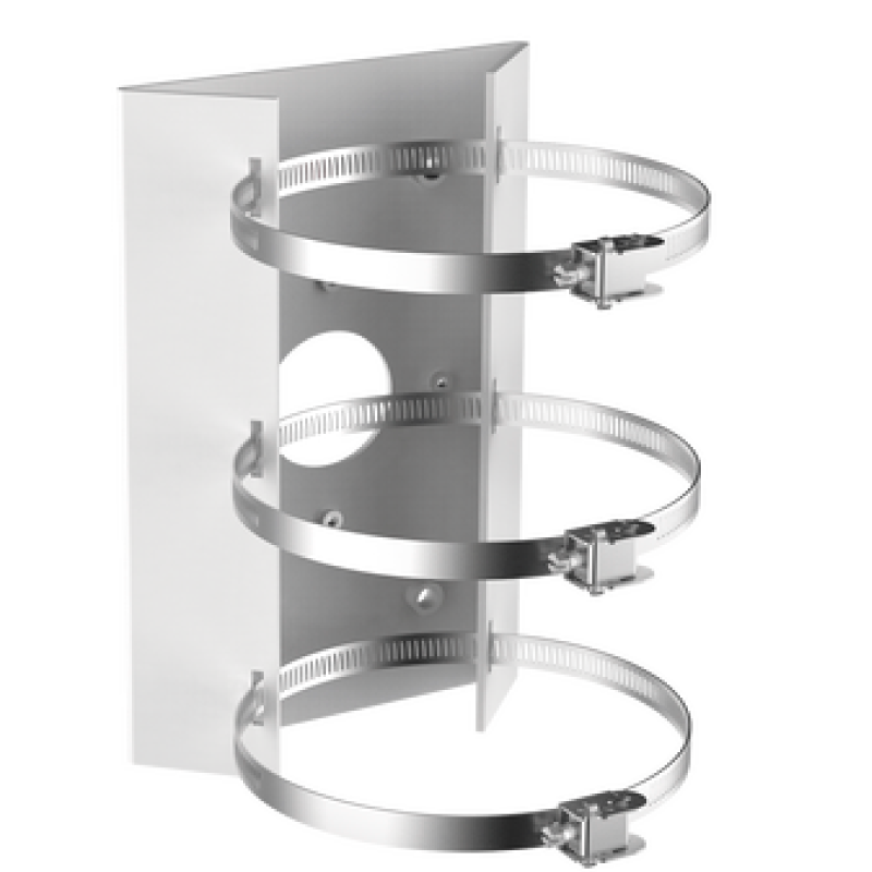 Soporte con Adaptador a Poste HIKVISION™ DS-2904ZJ//HIKVISION™ DS-2904ZJ Universal Vertical Pole Adapter