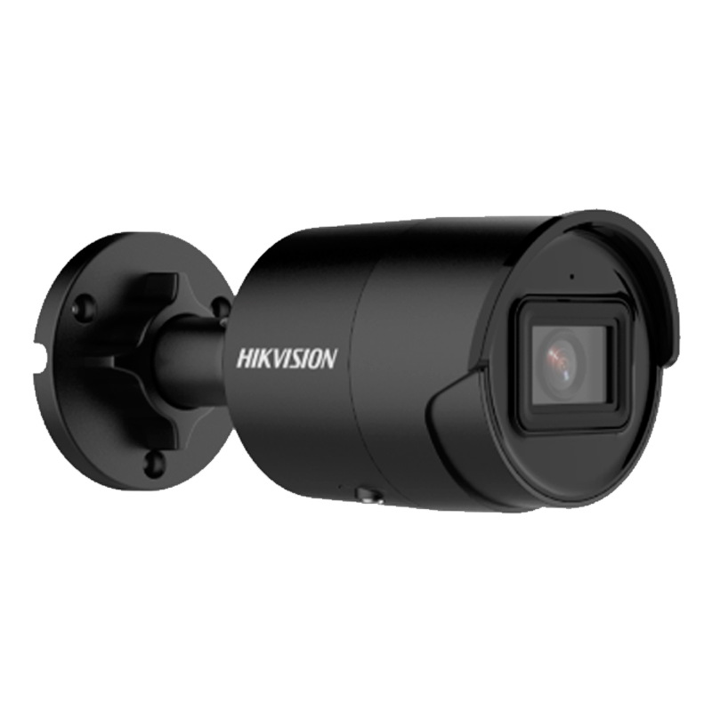Cámara IP Bullet HIKVISION™ 4MPx 2.8mm (+Audio) - Negro//HIKVISION™ 4MPx 2.8mm Bullet IP Camera (+Audio) - Black