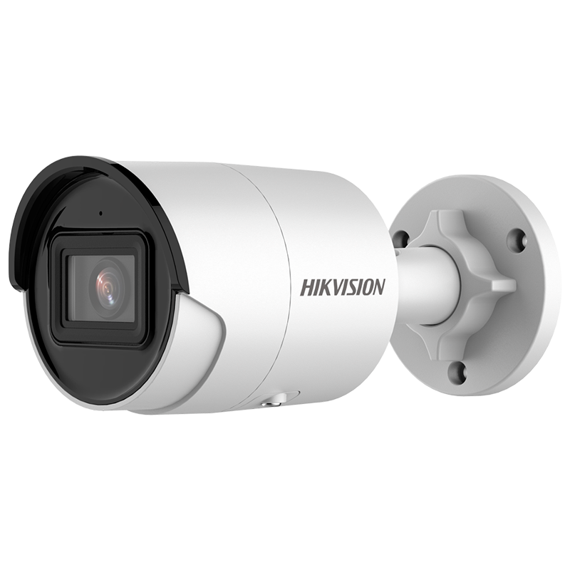 Cámara IP Bullet HIKVISION™ 4MPx 2.8mm con IR 80m (+Audio y Micrófono)//HIKVISION™ 4MPx 2.8mm Bullet IP Camera with IR 80m (+Audio & Microphone)