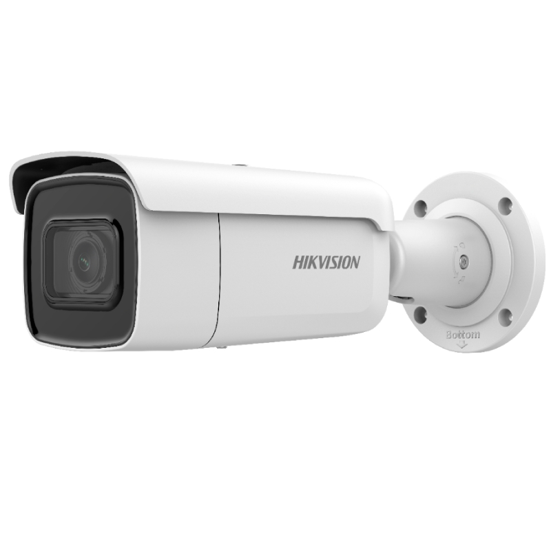 Cámara IP Bullet HIKVISION™ 8MPx 2.8-12mm Motorizada con IR 30m (+Audio y Alarma)//HIKVISION™ 8MPx 2.8-12mm Motor-Driven IP Bullet Camera with IR 30m (+Audio and Alarm)