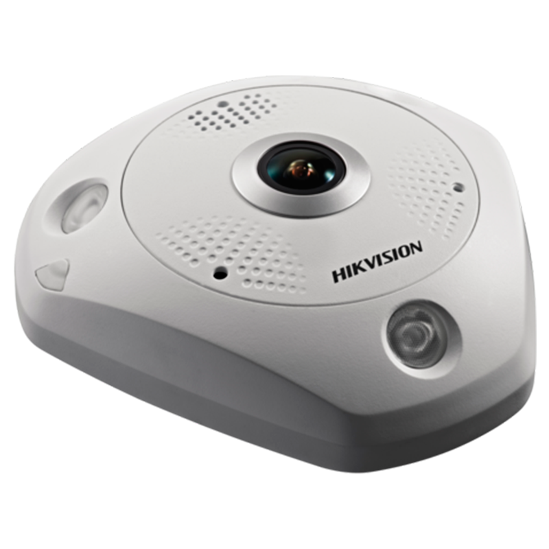 Minidomo IP HIKVISION™ 360º (Ojo de Pez) 12MPx 1.29mm con IR 3x15m (+Audio)//HIKVISION™ 360º IP Mini Dome (Fisheye) 12MPx 1.29mm with IR 3x15m (+Audio)