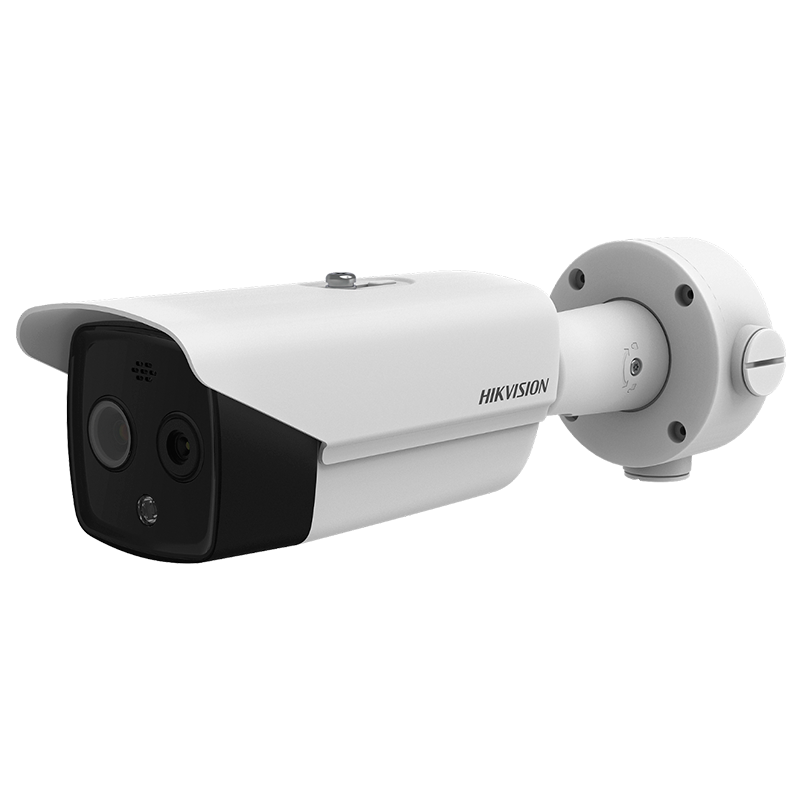 Cámara IP Bullet Termográfica Bi-Espectral HIKVISION™ 160x120 - 17 ?m (2688 x 1520 - 8mm) con IR 40m//HIKVISION™ 160x120 -17 ?m (2688 x 1520 - 8mm) Bi-Spectral Thermographic Bullet IP Camera with IR 40m