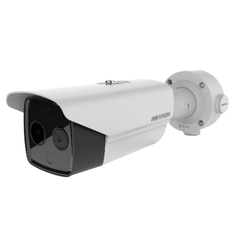 Cámara IP Bullet Termográfica Bi-Espectral HIKVISION™ 160x120 - 17 ?m (2688 x 1520 - 4mm) con IR 40m//HIKVISION™ 160x120 -17 ?m (2688 x 1520 - 4mm) Bi-Spectral Thermographic Bullet IP Camera with IR 40m