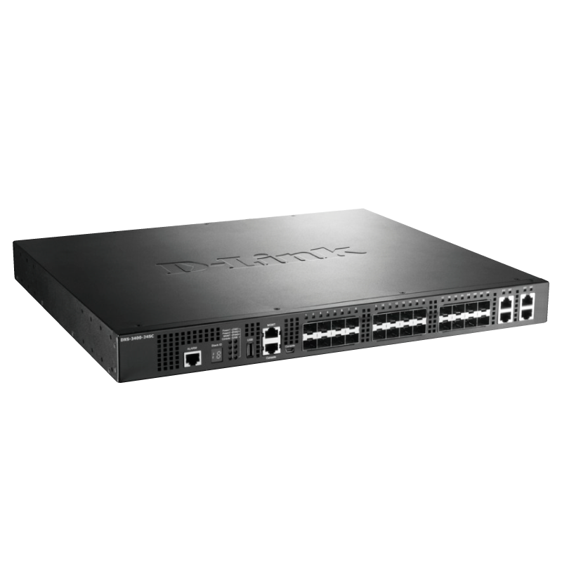 Switch Core D-Link® 20 Puertos SFP (+4 TP/SFP+ 10G) Apilable - Capa 3//D-Link® 20-Ports SFP (+4 TP / SFP+ 10G) Stackable Core Switch - Layer 3