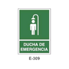 Placa de Emergencia/Evacuación Tipo 1 (Lámina - Clase A)//Emergency/Evacuation Signboard Type 1 (Plastic Sheet - Class A)