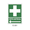 Placa de Emergencia/Evacuación Tipo 2 (Placa - Clase B)//Emergency/Evacuation Signboard Type 2 (Plastic Sheet - Class B)