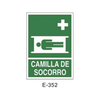 Placa de Emergencia/Evacuación Tipo 2 (Lámina - Clase A)//Emergency/Evacuation Signboard Type 2 (Plastic Sheet - Class A)