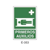 Placa de Emergencia/Evacuación Tipo 2 (Placa - Clase B)//Emergency/Evacuation Signboard Type 2 (Plastic Sheet - Class B)