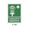 Placa de Emergencia/Evacuación Tipo 2 (Lámina - Clase A)//Emergency/Evacuation Signboard Type 2 (Plastic Sheet - Class A)