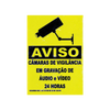 Placa CCTV de Exterior (Portugués)//Outdoor CCTV Plate (Portuguese)