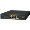 Switch PoE+ PLANET™ de 8+1 Puertos (+ 1 SPF) - 120W//PLANET™ 8-Port 10/100TX 802.3at PoE + 1-Port 10/100/1000T + 1-Port 100/1000X SFP Desktop Switch - 120W