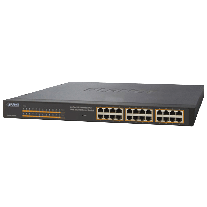 Switch Fast Ethernet PLANET™ de 24 Puertos//PLANET™ 24-Port Fast Ethernet Switch